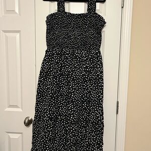 Beachlunchlounge Black and White Patterned Dress